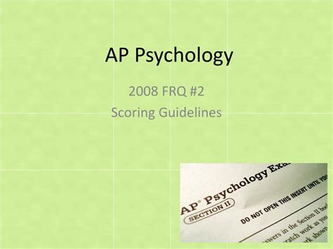 Ppt Ap Psychology Powerpoint Presentation Free Download Id2930606