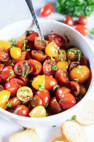 Marinated Cherry Tomatoes Wholesome Made Easy