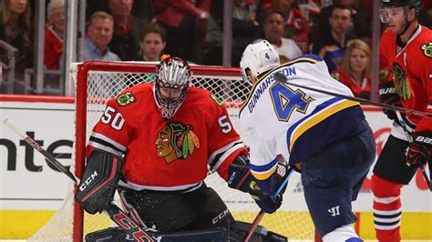 Chicago Blackhawks Vs St Louis Blues A Goaltending Battle