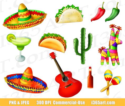 Buy 3 Get 1 Free Mexican Fiesta Clipart, Cinco De Mayo, Taco Tuesday ...