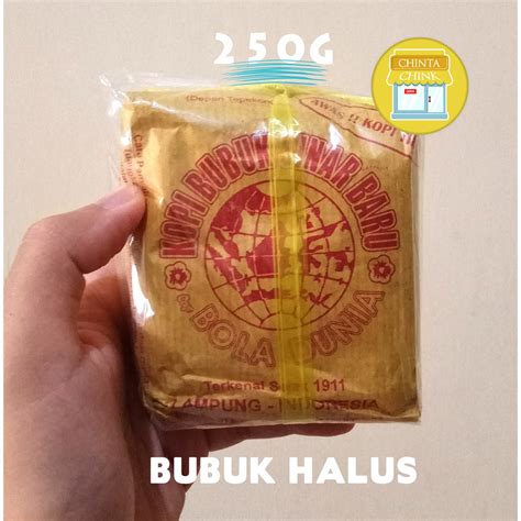 Jual Kopi Bubuk Halus Sinar Baru Cap Bola Dunia Kemasan Lama G