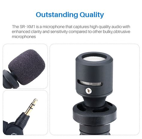 Saramonic SR XM1 3 5mm Wireless Microphone GoPro Vlog Video Mic For