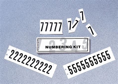 number book    black  white   character height  ea