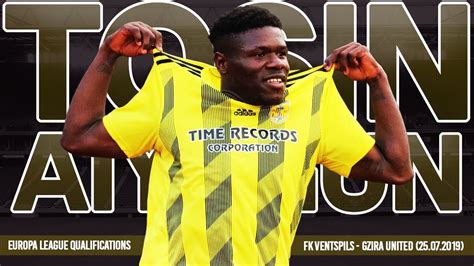 Tosin Aiyegun Europa League FK Ventspils Gzira United 25 07 2019