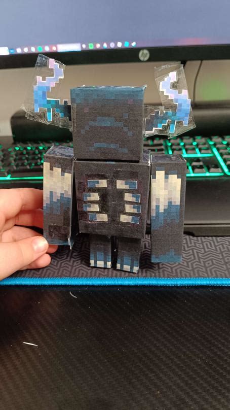 Pixel Papercraft Warden Origin Realms