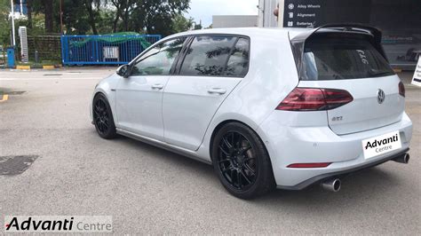 Volkswagen Golf Gti White Enkei Gtc Wheel Front