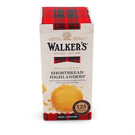 Walker S Shortbread Highlanders X8 160g British T Shop