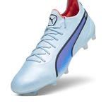 PUMA King Ultimate FG AG Breakthrough Silver Sky Zwart Fire Orchid