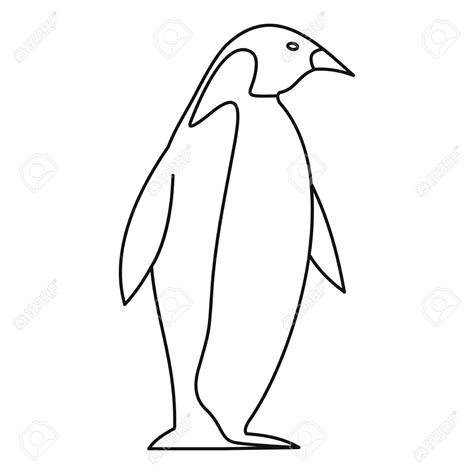 Penguin Drawing Outline at GetDrawings | Free download