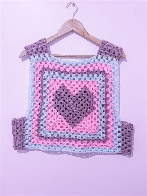 Crochet Ganchillotejidosgrannyschaleco Granny Square Crochet Outfits