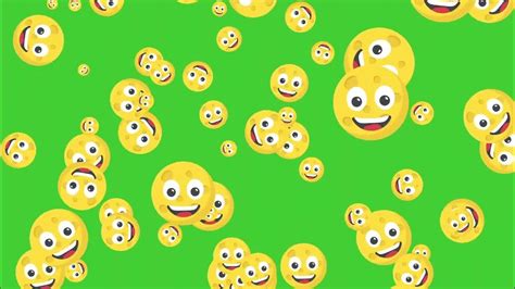 Moon Face Emoji Smileys Animation Green Screen Hd Royalty Free Youtube