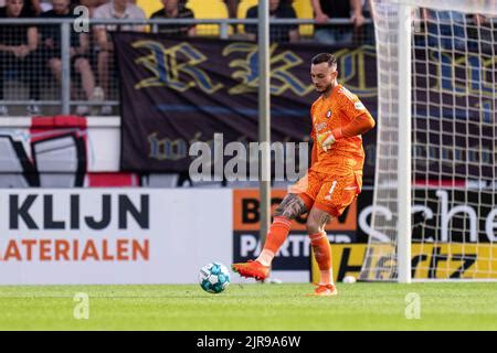 Waalwijk Feyenoord Keeper Justin Bijlow During The Match Between RKC