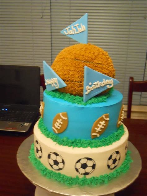 Sport Balls Cake Decorated Cake By Pam Cakesdecor