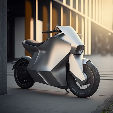 3d Photorealism Of Futuristic Moped Style Tesla Ai Art Behance