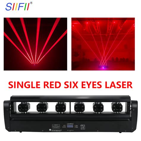 Audio Professional Dj Disco Lasers Show Stage Laser 6 Eyes Single Red