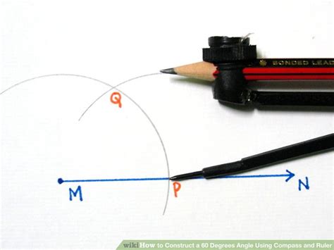 How To Construct A 60 Degrees Angle Using Compass And Ruler