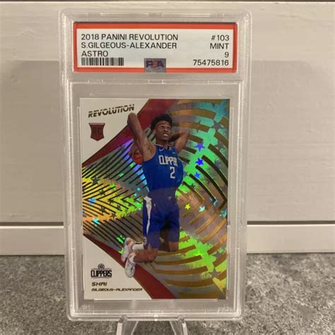 Panini Revolution Shai Gilgeous Alexander Astro Recrue Rc