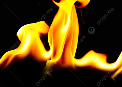 Burning Flame Yellow Photography Background And Picture For Free ...