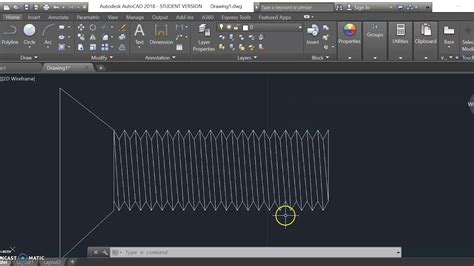 Threads In Autocad Youtube