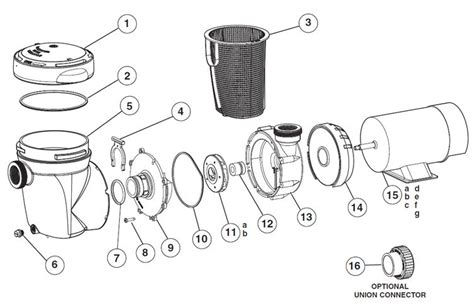 Hayward Power Flo Matrix Aboveground Pool Pump Hp W Cord W Sp