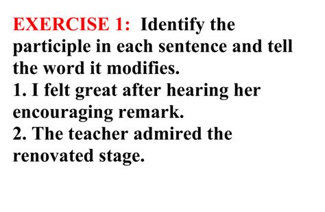 PARTICIPIAL PHRASE