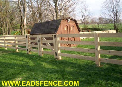 Ohio Fence Company Eads Fence Co 4 Rail Board Fence Photo Gallery