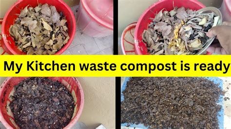 Kitchen Waste Compost Ready At Home Kitchen Waste Compost