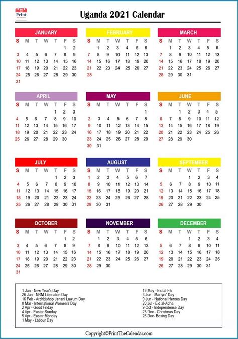 Printable National Day Calendar Calendar Printables