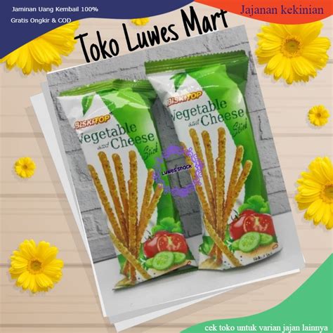 Jual Biskitop Vegetables Chees Jajan Anak Jadul Jajan Era 90an Snack