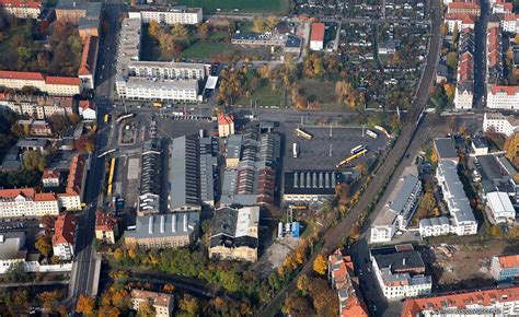 Bushof Lindenau Leipzig Luftbild Luftbilder Von Deutschland Von