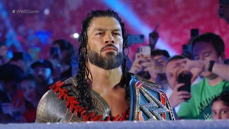 Roman Reigns Entrance Wwe Clash At The Castle Hd September 3 2022