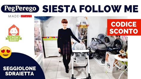 Peg Perego Siesta Follow Me Recensioni Video Tutorial E Codice Sconto