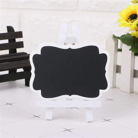 METABLE 20 Pcs Mini Chalkboard Blackboard With Stand For Party Wedding