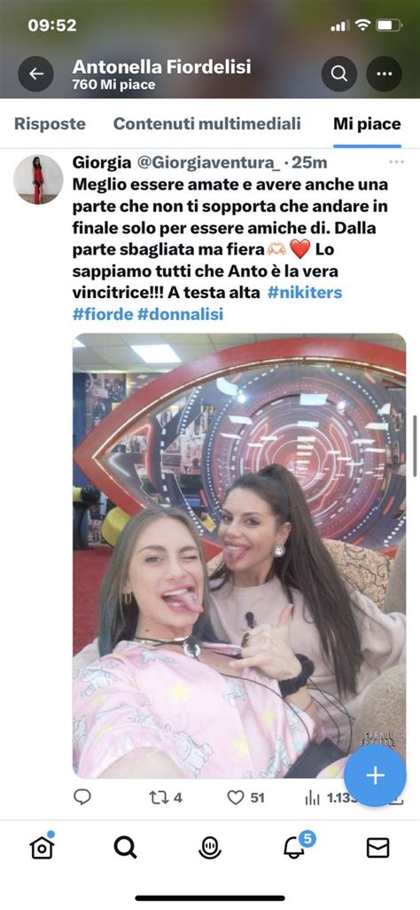 Nikita Stan Account On Twitter Dimmi Che Anto Fiordelisi Era Sincera