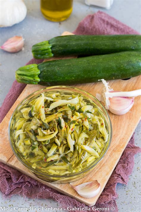 Zucchine Sott Olio Ricetta Facile E Gustosissima