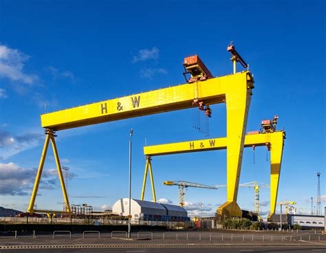 Samson Goliath Cranes Belfast Cranes Go To Ireland