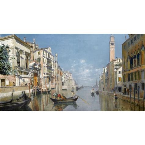 Francois Brunery Vue Le Long D Un Canal A Venise MutualArt