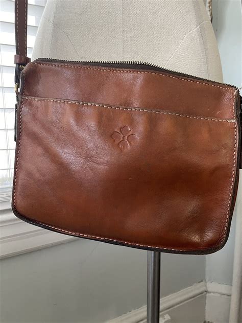 Patricia Nash Leather Zip Crossbody Gem