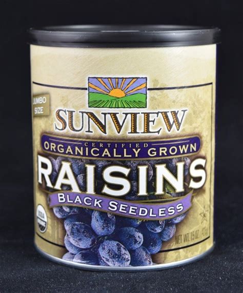 Black Seedless Raisins Organic 15 OZ