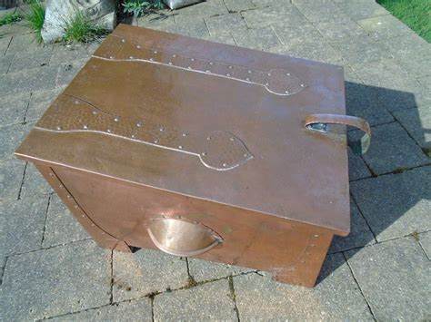 Antiques Atlas Arts Crafts Copper Fireside Box Pool Of Hayle