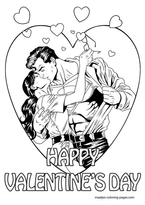 Superhero Valentines Day Coloring Pages Coloring Pages