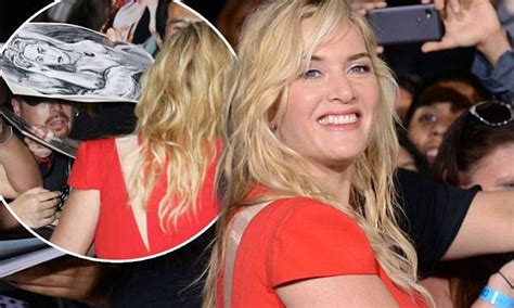 Kate Winslet Presented With Nude Drawing By Titanic Fan At Divergent
