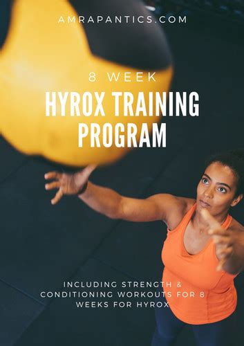 Week Hyrox Training Program Amrap Antics