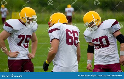 American Football Players Stock Photo - Image: 6450090