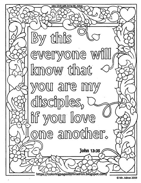 Free John 2031 Print And Color Page Bible Verse Coloring Page Free