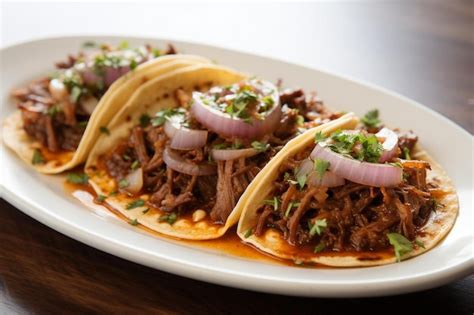 Premium Photo Tasty Beef Birria Quesabirria Tacos With Consomme