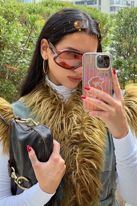 Dua Lipa Wearing Tom Ford Cassius Sunglasses Celebrities Dua Lipa