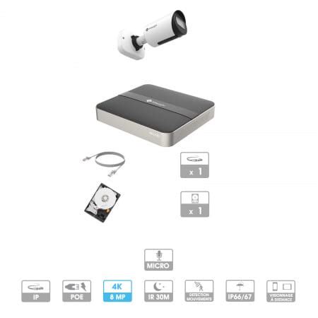 Kits De Vid Osurveillance Ip Branchement Ethernet