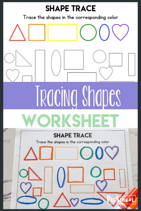 Shape Tracing Worksheets To Download Shape Tracing 539