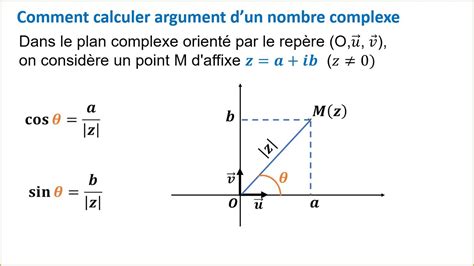 Comment Calculer Argument Dun Nombre Complexe 2 BAC BIOF SM PC